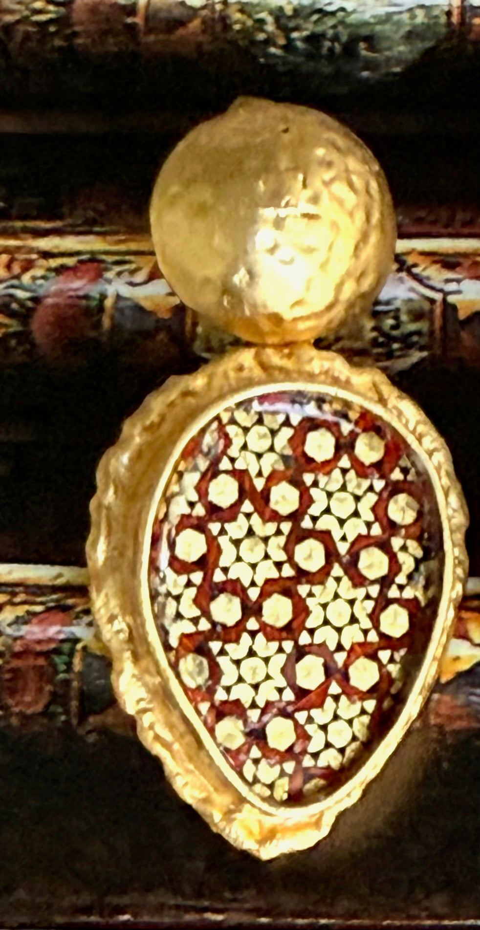 Tabriz | Upside Teardrop earrings