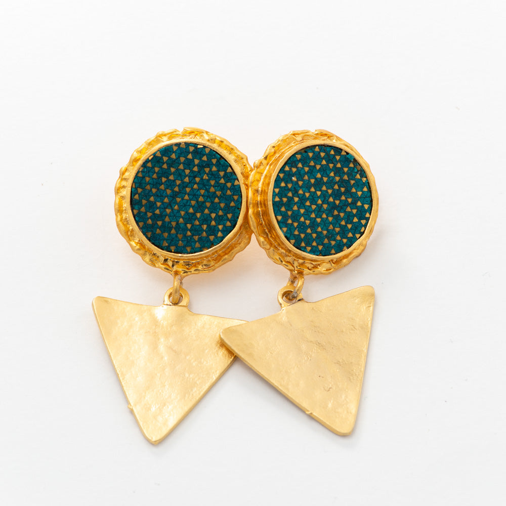 Shabdar | Green | Triangle Charm