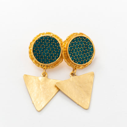 Shabdar | Green | Triangle Charm