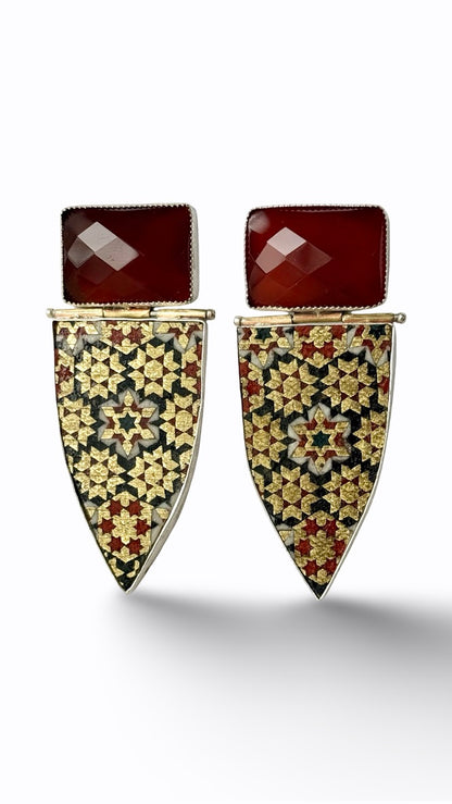 Sterling silver Dena Earrings