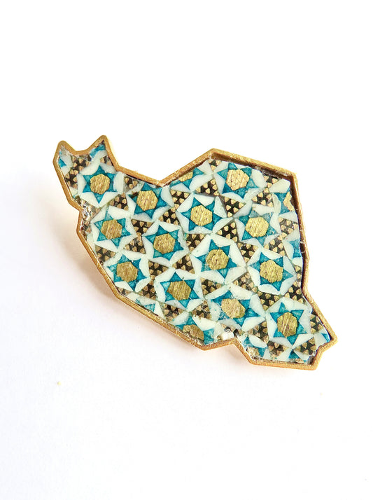 IRAN Pin/ Brooch