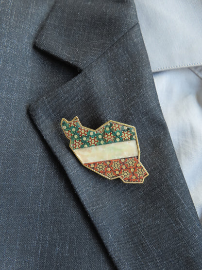 IRAN Pin/ Brooch