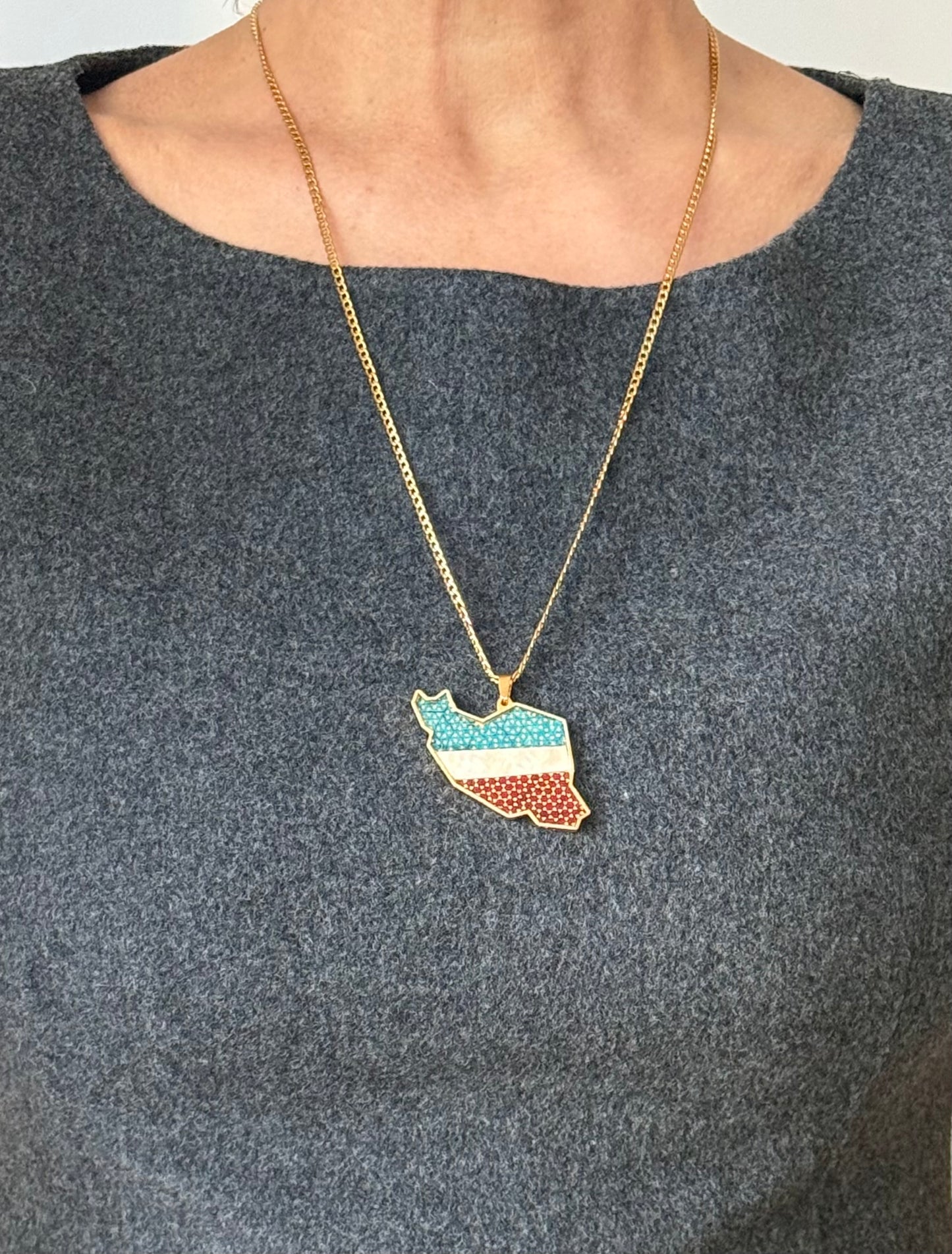 IRAN | Flag | Chain Necklace