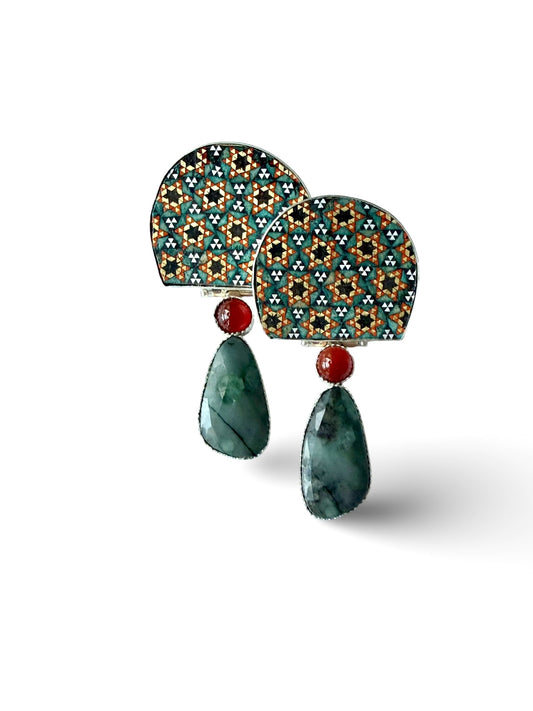 Gombad Sterling silver Earrings