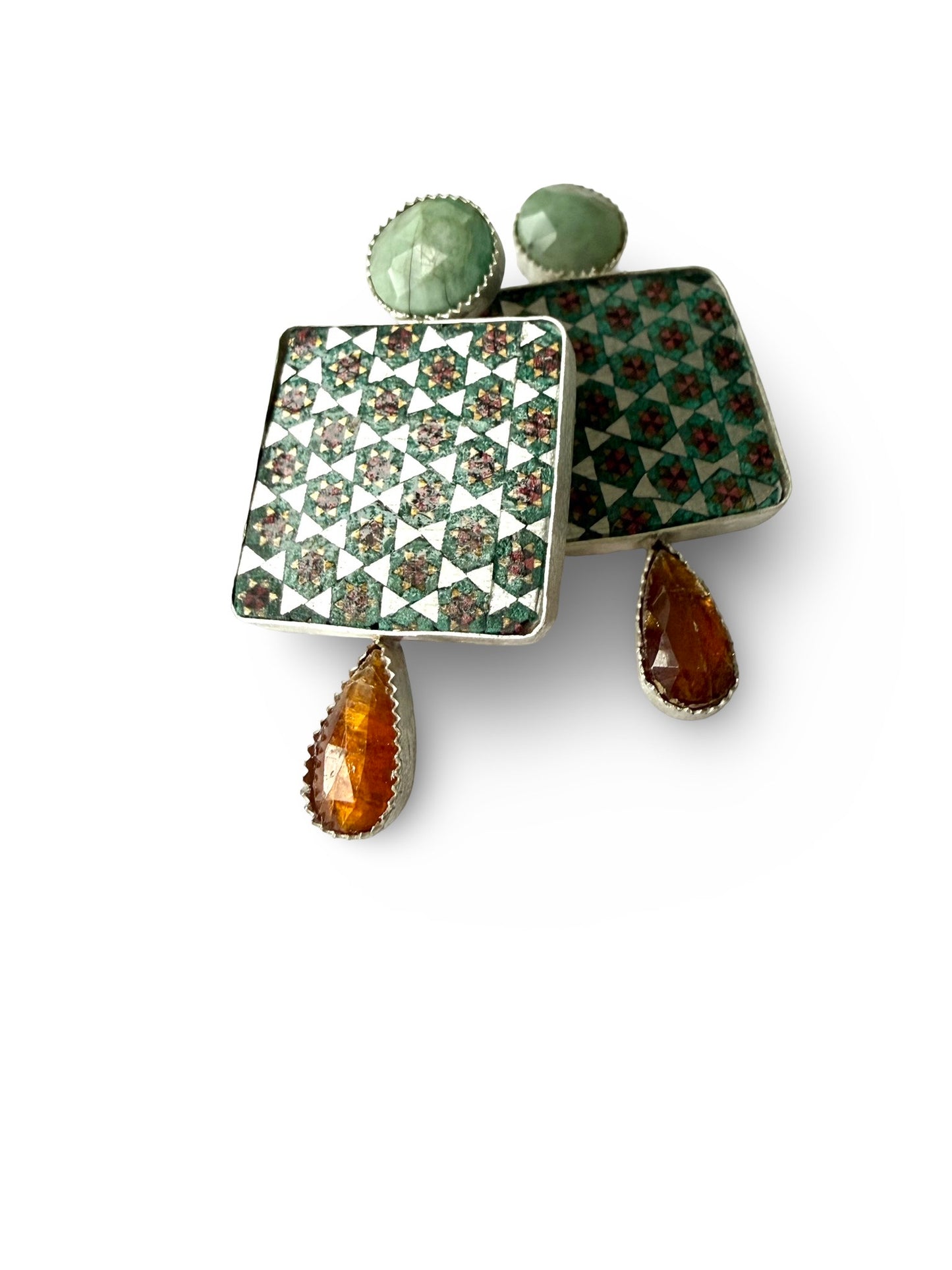 Mina Sterling silver Earrings