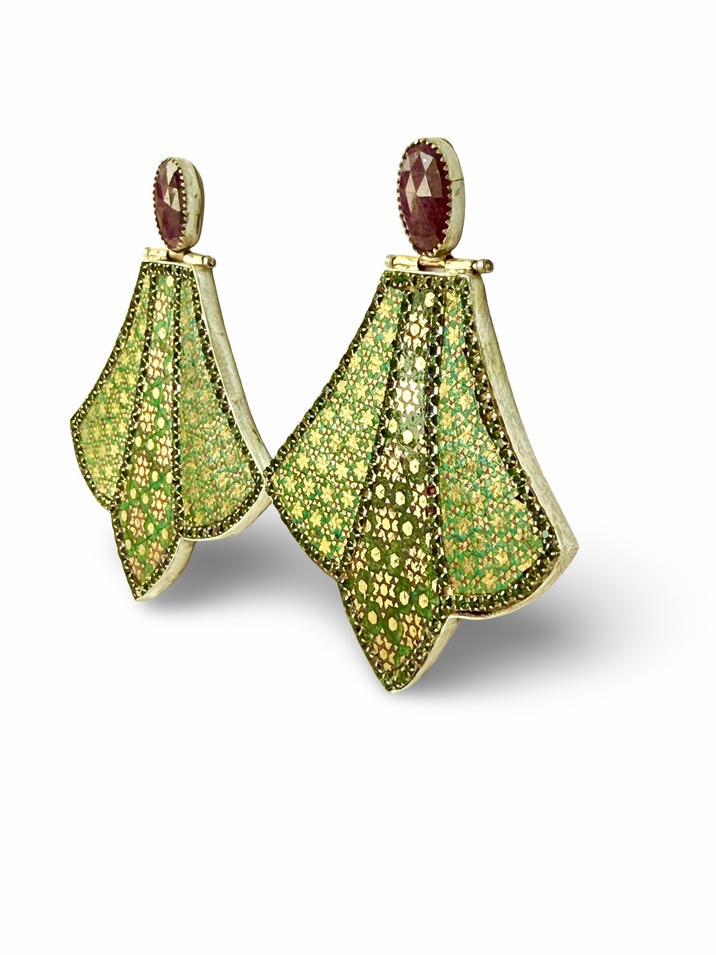 Qajar Sterling silver Earrings