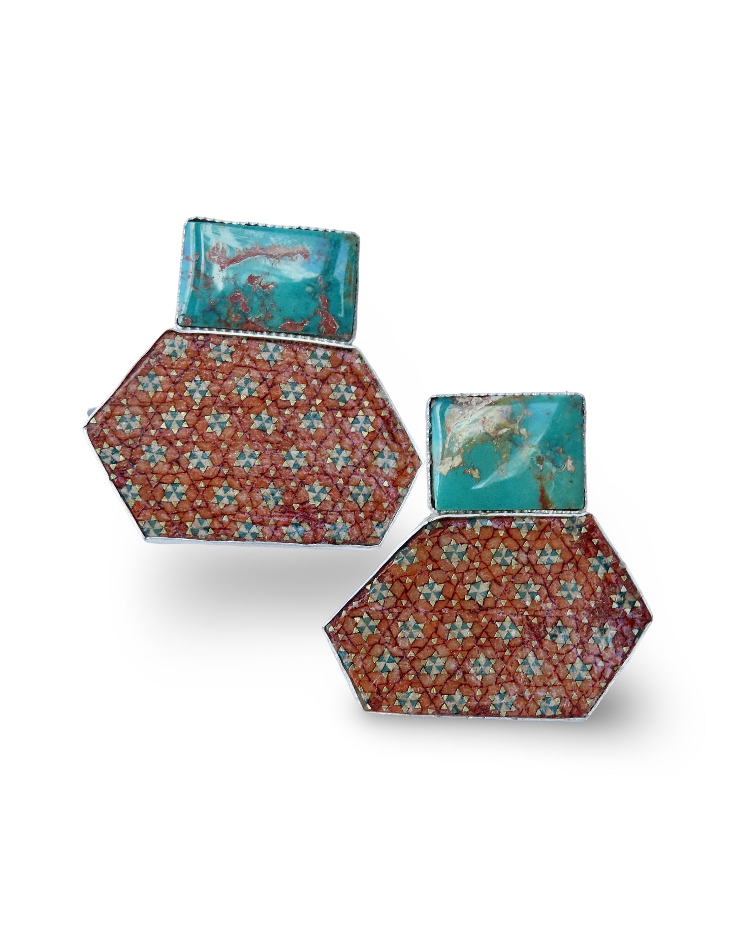 Neyshabur Turquoise Sterling silver Earrings